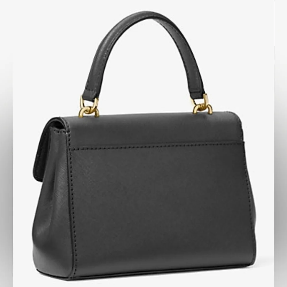 Michael Kors Ava Extra Small Saffiano Crossbody, Navy Blue - Picture 10 of 12